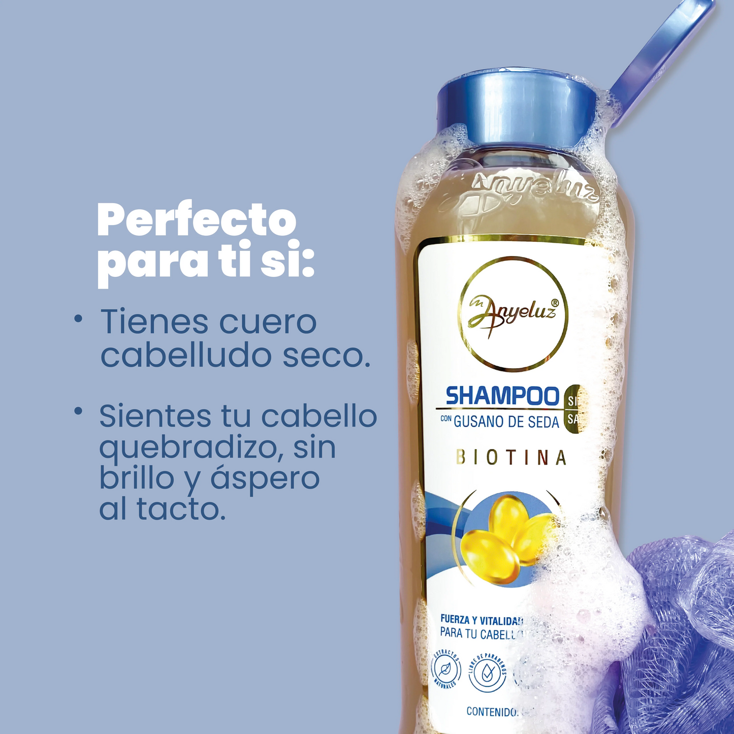 Shampoo Gusano de Seda