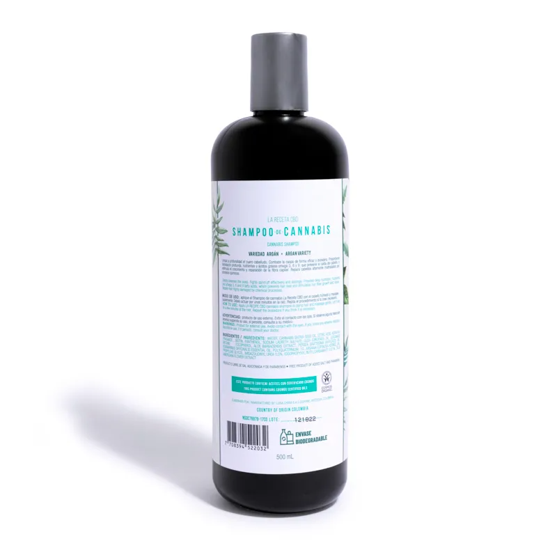 Shampoo de Argan para Cabello Seco