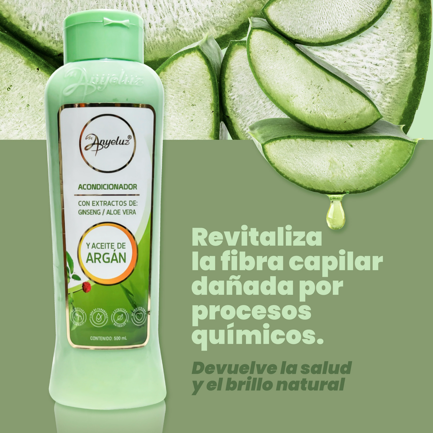 Acondicionador con extractos de Aloe Vera