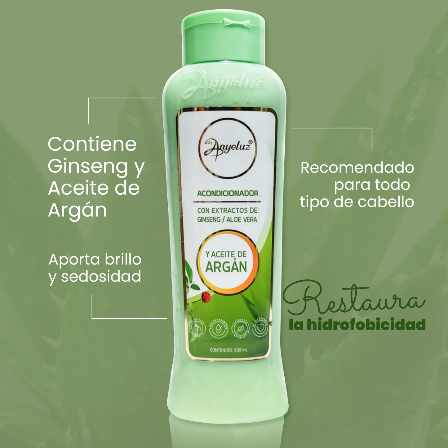 Acondicionador con extractos de Aloe Vera