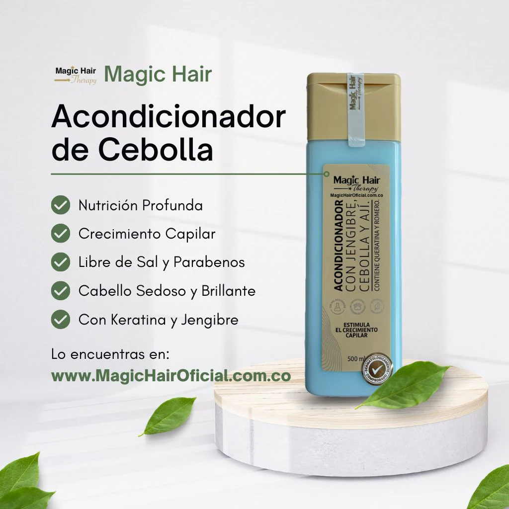 Acondicionador con Jengibre, Cebolla y Ají