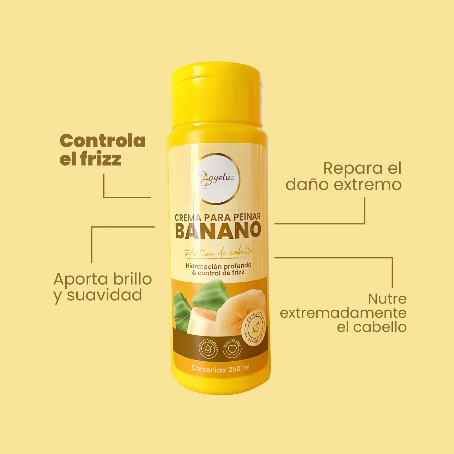 Crema para Peinar Banano