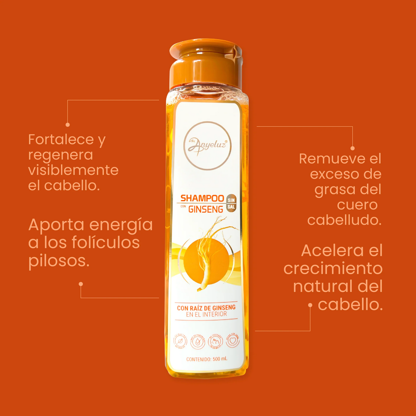 Shampoo con Ginseng