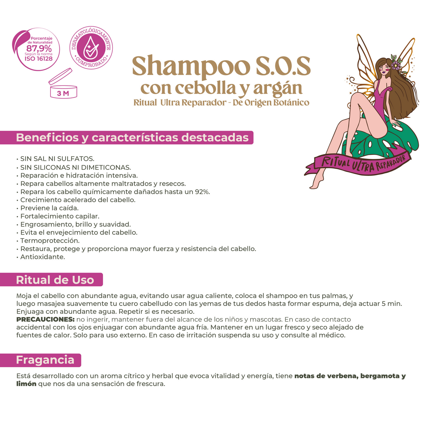 Shampoo S.O.S - Cebolla