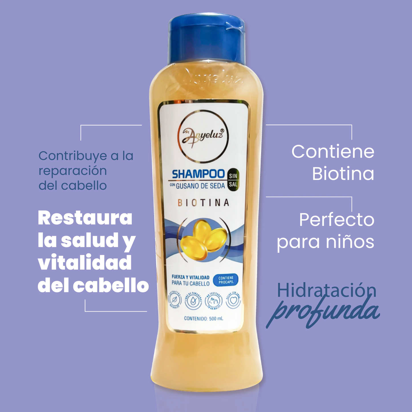 Shampoo Gusano de Seda