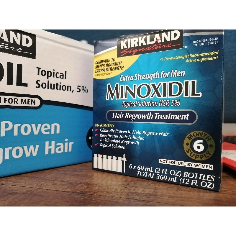 Minoxidil Kirkland 5% Americano Und